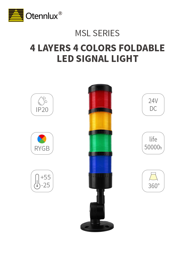 4 colors led stack light 
