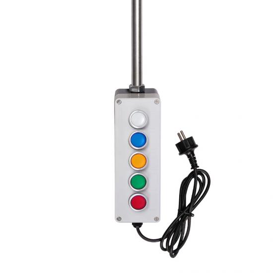 CNC signal warning light with switch button