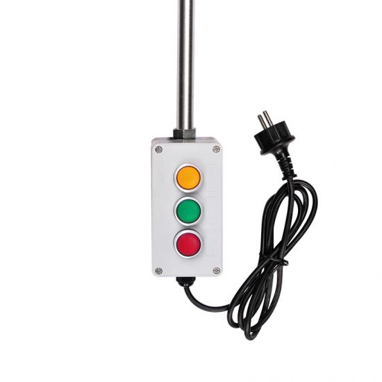 Signal Tower Light with Push Button Control Box
